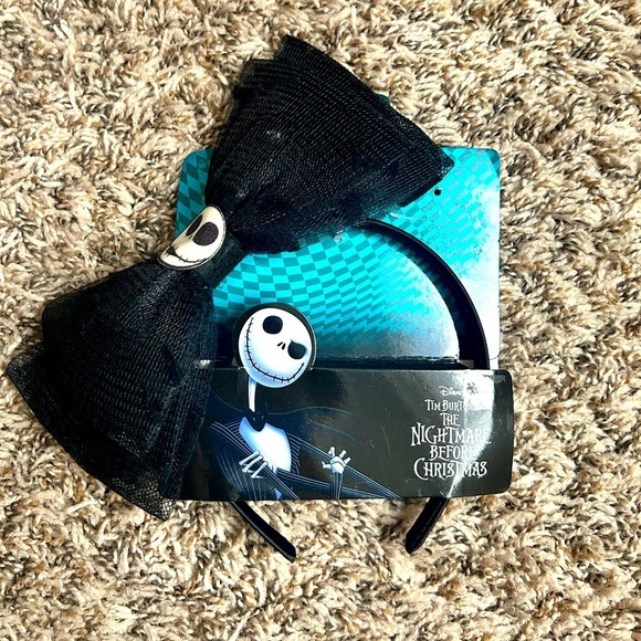 Disney Other - Disney The Nightmare Before Christmas Jack Skellington Bow Headband – NIP